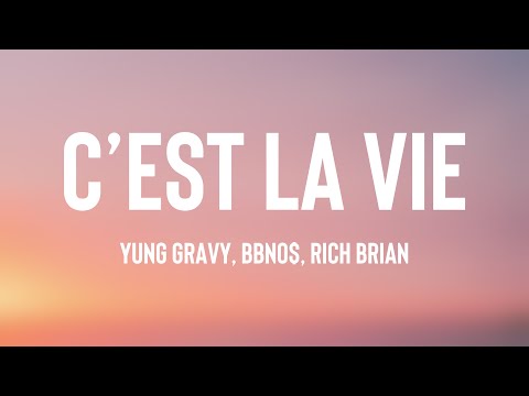 C’est La Vie - Yung Gravy, bbno$, Rich Brian {Lyrics Video} 🤎