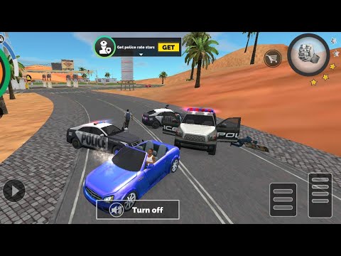 Vegas Crime Simulator 2 – Monster Truck vs Police Chase #1 🚨 Crazy City Stunts | Android Gameplay
