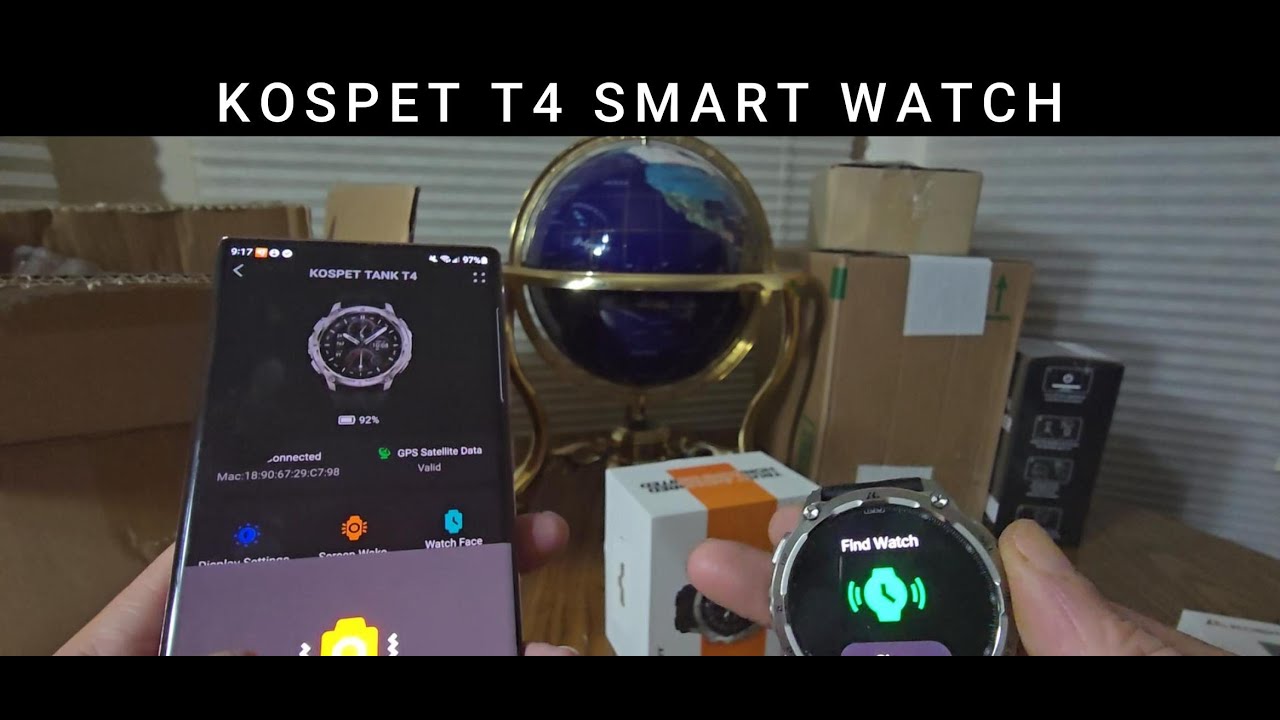 Kospet Smartwatch Tank T4 silver