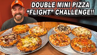 The Most Pizzas I've Ever Eaten!! | QC's Double Mini Pizza Flight Challenge!!