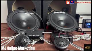 JBL Stage 2 604C 6.5 inch 2Way Component Set Bass Boosted Testing + Sound Clarity Testing