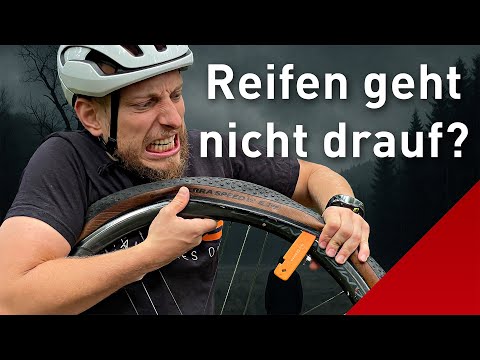 Secret trick for tight tires: How to get any bicycle tire on the rim🫡 Tire fitting
