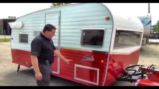 preview picture of video '2015 Shasta Airflyte 1961 Travel Trailer Re Release'