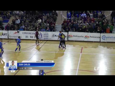 Gol Juanqui (1-0) Peñíscola Rehab Medic - Catgas Energia. 1Div, J18