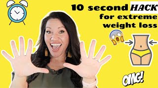 10-second life hack for EXTREME weight loss! Game-ify your weight loss with ONE SIMPLE TRICK