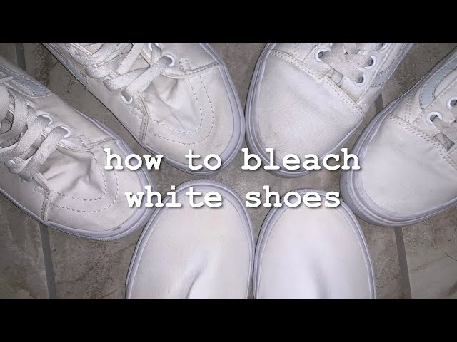 How To Bleach White Shoes How To Bleach White Shoes