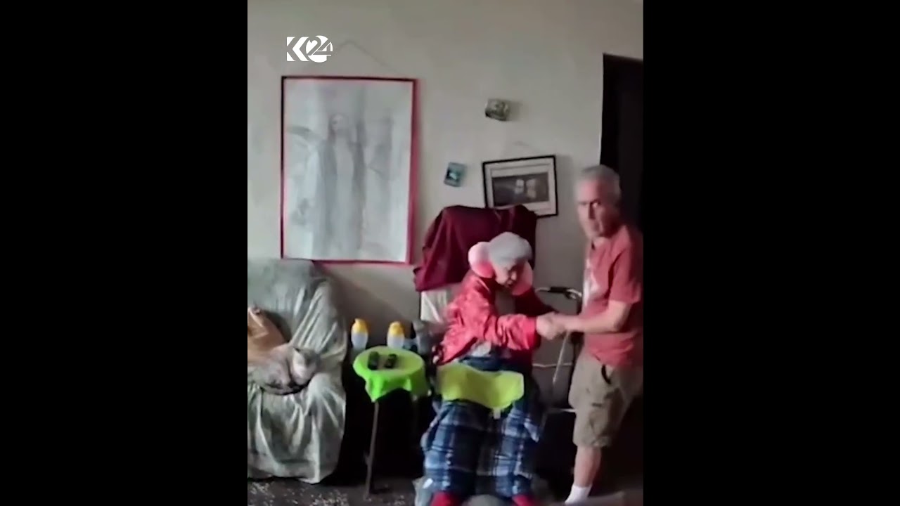 ڤیدیۆ | وەفای ئەم پیاوە ببینە بۆ ھاوسەرەکەی؛ ساتی بوومەلەرزە بەھێزەکەی ڤێنێزوێلایە