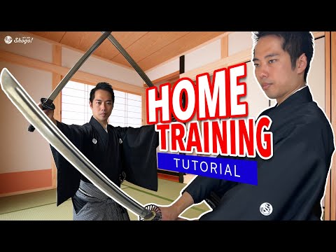 3 Basic Katana Trainings that Beginners Can Do at Home | Taught by a Japanese Iaido Trainee