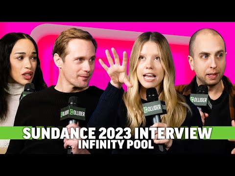 Infinity Pool Interview with Mia Goth and Alexander Skarsgård