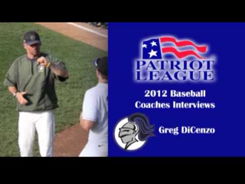 Patriot League Baseball Coaches Interviews: Holy Cross coach Greg DiCenzo