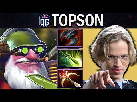 OG.TOPSON SNIPER WITH 16 KILLS & 900 XPM - DOTA 2 7.31 GAMEPLAY