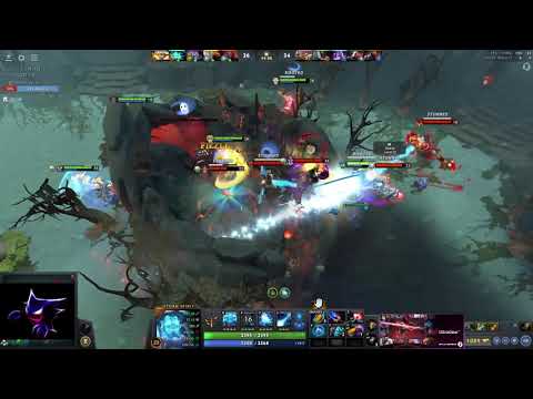 Arteezy offlane Storm Spirit gets 4 man vortex!