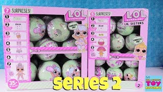 LOL Surprise Series 2 Tots &amp; Lil Sisters Opening Doll Review | PSToyReviews