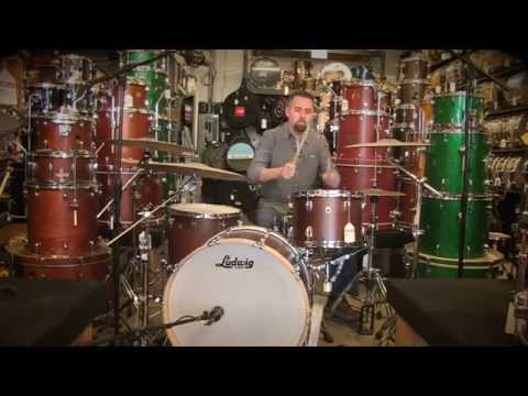 Ludwig Legacy Mahogany 24x14/13x9/16x16 Mahogany Satin