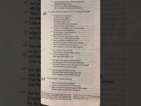 Psalms (Tehillim) 63 | Tanakh/Old Testament | Audio Bible | CJB | Complete Jewish Bible