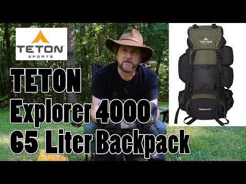 TETON Sports Explorer 4000 Internal Frame Backpack Review | 65 Liter | 4000 Cubic Inch