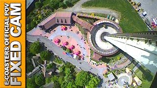 preview picture of video 'Scream Heide Park - Free Fall Tower POV On Ride Gyro Drop Intamin (Theme Park Germany)'