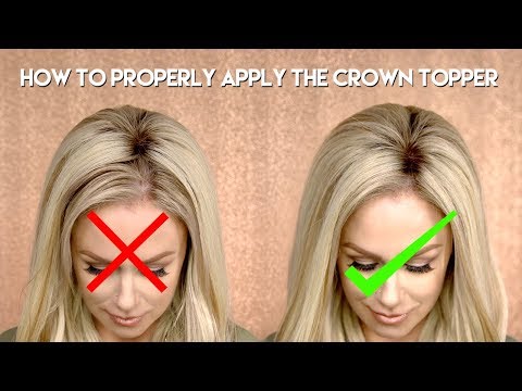 How To: Properly apply the Crown Topper - Hidden Crown