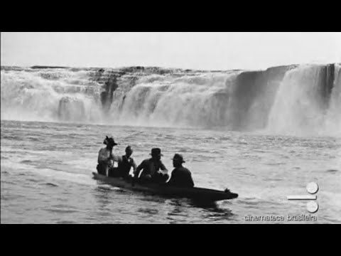 "Passeio à Cachoeira Dourada" - ✪ - documentário produzido pelo DIP em 1924 / (filme p&b e mudo)
