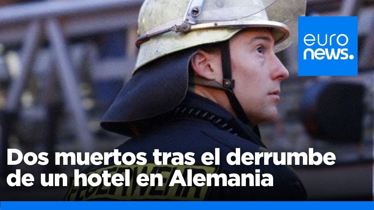 Dos muertos y varias personas atrapadas tras el derrumbe de un hotel en Alemania