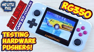 Retro Game 350 SNES & GBA Hardware Pushers Testing! Special Chip Games - RG350