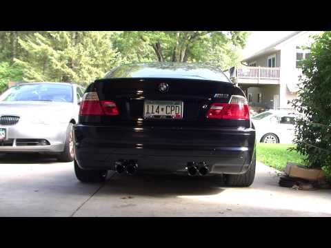 E46 M3 - Megan cat back exhaust, eBay headers, aFe stage 2 cold air intake, shark injector race chip