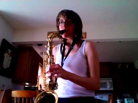 Radioactive by imagine dragons cover on the sax