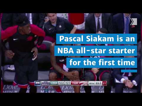 Pascal Siakam is an NBA all star starter for the first time