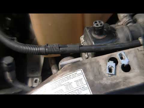 How to replace the Coolant Reservoir on the Ford F250