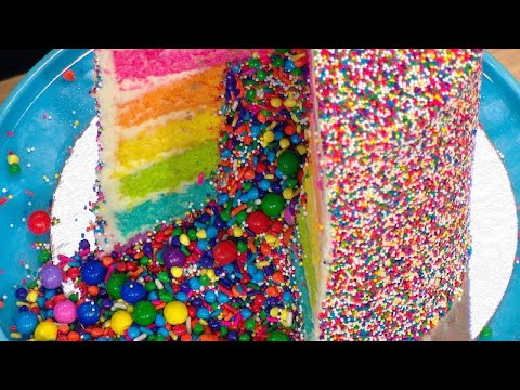 The "Rainbow Explosion" Cake Is the Birthday Cake of Your Dreams