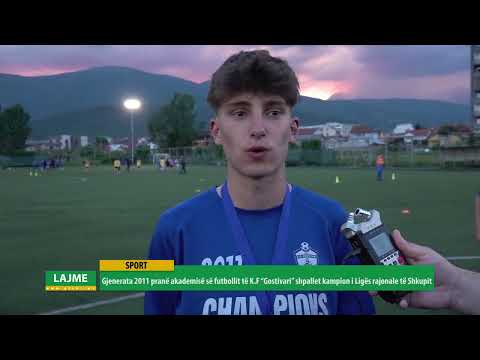 Gjenerata 2011 pranë akademisë së futbollit të K.F “Gostivari”, kampion i Ligës rajonale të Shkupit