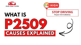 OBD Code p2509 Guide to Repair