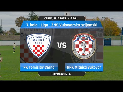NK Tomislav Cerna - HNK Mitnica Vukovar, 2-2, 7. kolo, Liga - ŽNS VS, Pioniri 2011./12.