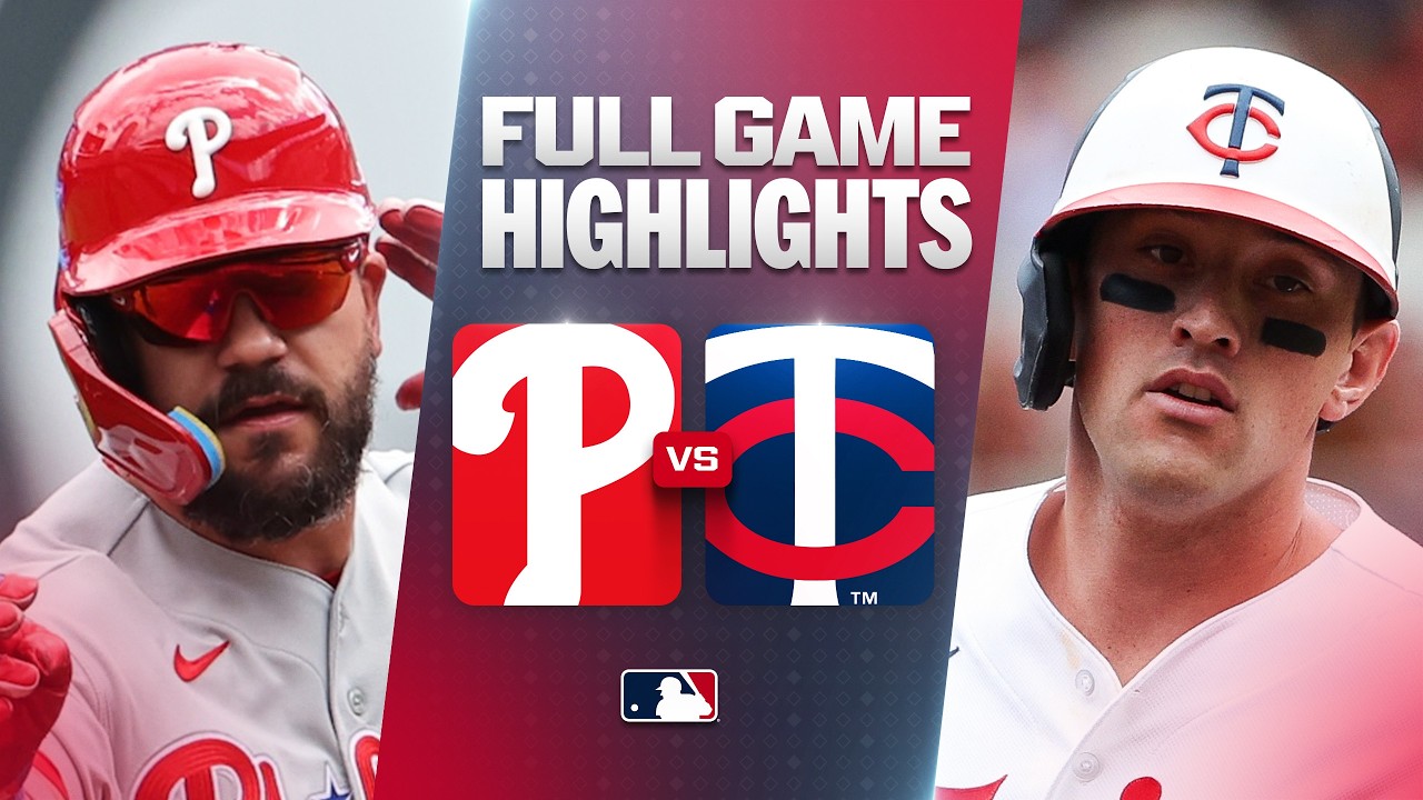 PHILLIES vs. TWINS: Official Full Game Highlights (August 16) | 2026 MLB Season