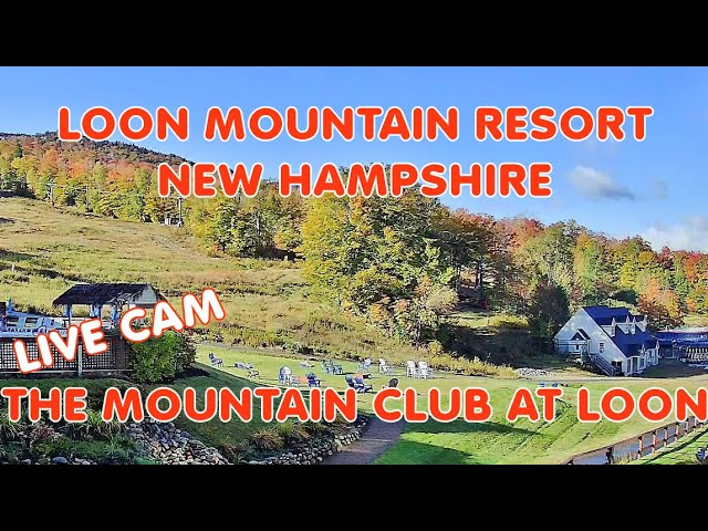 Live webcam view of Loon Mountain y desierto Pemigewasset