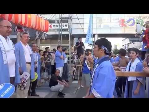 ぎおん柏崎まつり たる仁和賀 新潟産業大学 20150725
