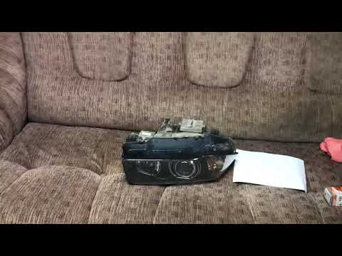БМВ Х3 Замена ксеноновых ламп BMW X3 e83 xenon lamp change.