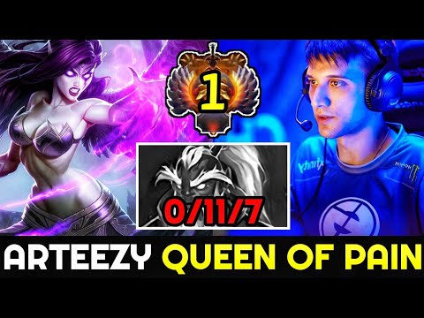 ARTEEZY Fast Game No Mercy with his Favorite Hero Queen of Pain 7.26 Dota 2