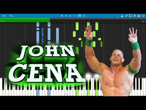 John Cena Theme Song (The Time Is Now) - Piano Cover / Tutorial with Sheet Music
