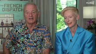 The French Dispatch: Bill Murray & Tilda Swinton Interview Englisch English (2021) video