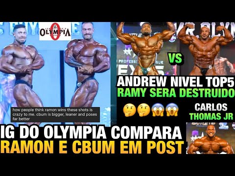 GRINGOS DIZEM QUE RAMON NUNCA VENCERÁ CBUM - ANDREW JACKED NÍVEL TOP5 OLYMPIA E MAIS