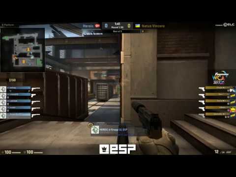 Edward pistol round ACE vs Heroic [ WCA 2017 Europe Main Qualifier ]