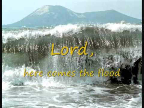 Peter Gabriel & Robert Fripp - Here comes the flood (lyrics on clip)
