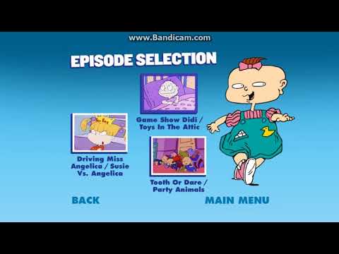 Rugrats:Season 2 2017 DVD Menu Wakthrough (Disc 4)