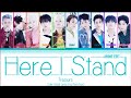 Treasure - Here I Stand Color (Anime Edit) Coded Lyrics Black Clover OST (Eng/Han/Rom)