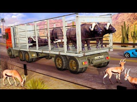 Real Tractor Farm Animal Truck Driving Transport Simulator - Android Gameplay | Kids Games