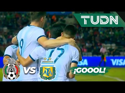 Robertone's Goal | Mexico 2 - 2 Argentina | Friendly Sub 22 | TUDN
