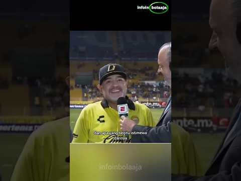 Kekaguman maradona terhadap ronaldhino 😲😳