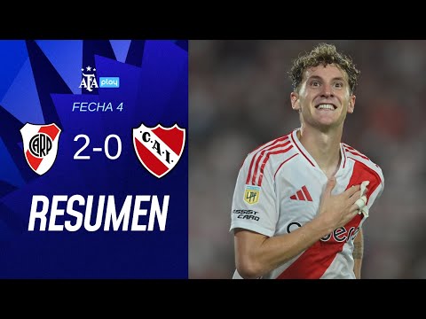 River Plate 2 vs. 0 Independiente | #TorneoApertura2025 | Resumen | Fecha 4