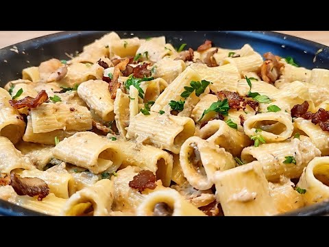 Ricetta Primo Piatto - Pancetta Fresca e Funghi misti, la Pasta che devi Preparare 🔝